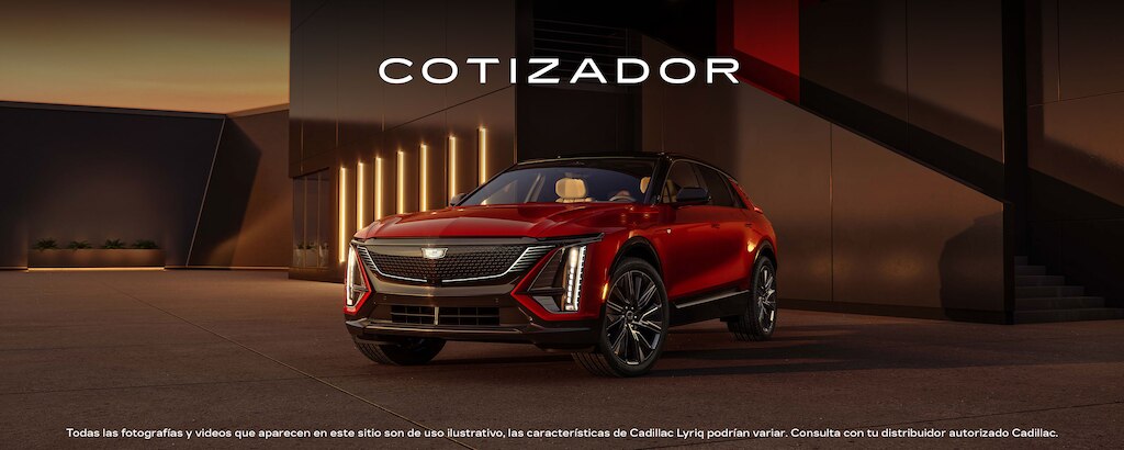 Cotiza en línea tu nueva camioneta eléctrica, Cadillac Lyriq, y obtén los mejores planes de financiamiento