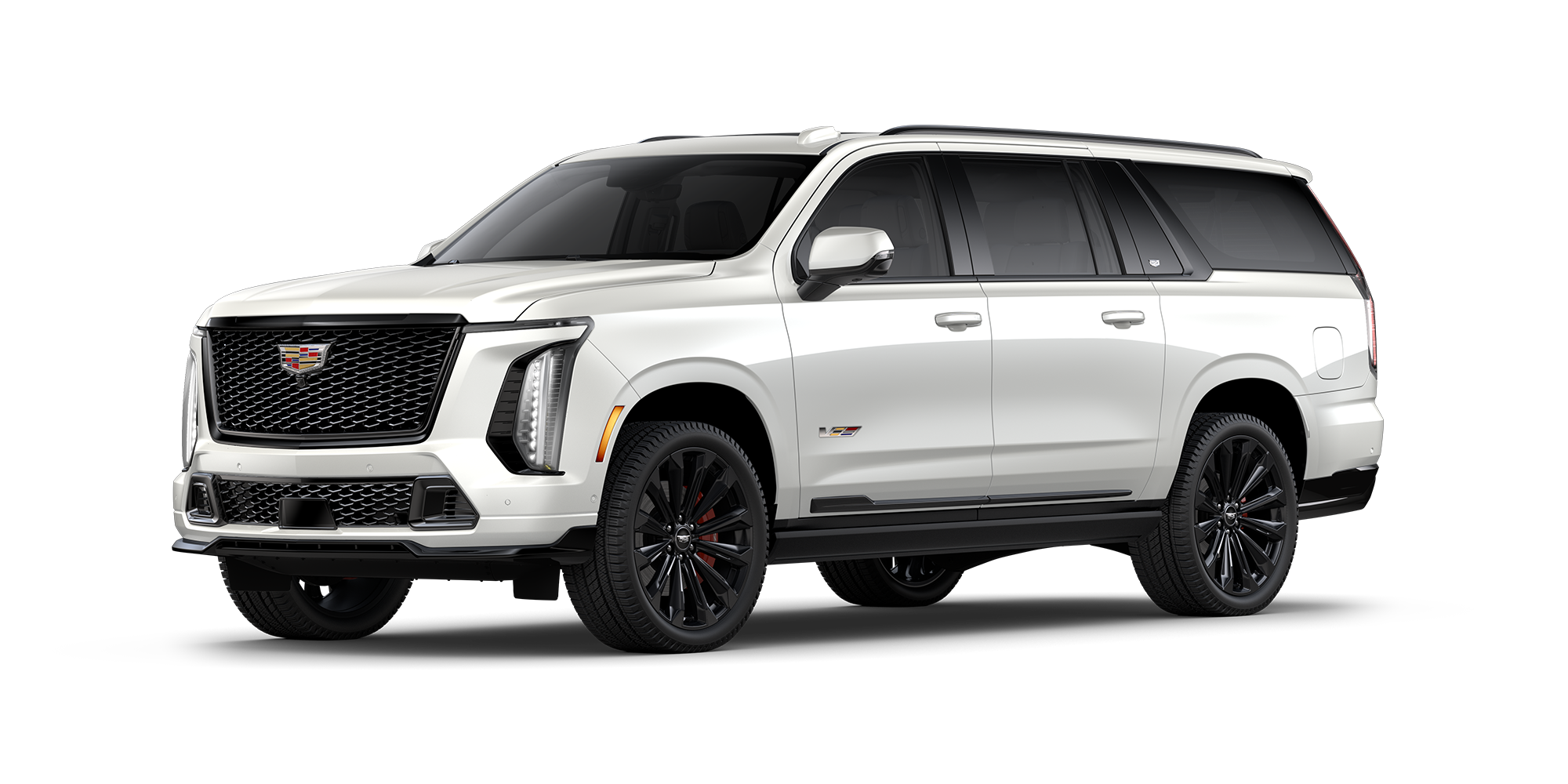 Cadillac Escalade-V versión ESV color polar white