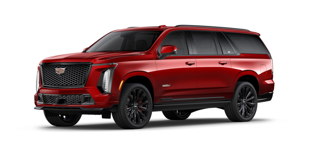 Cadillac Escalade-V versión ESV color radiant red metallic