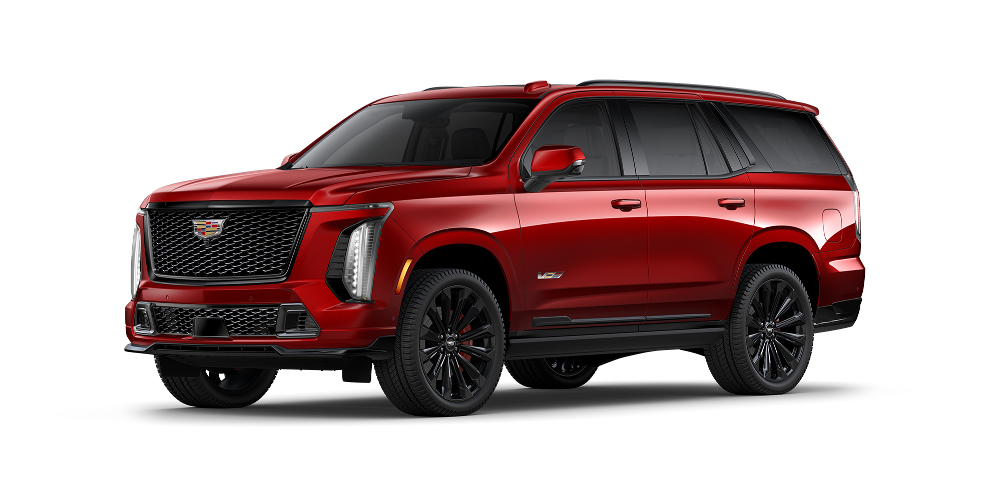 Cadillac Escalade-V versión SUV color radiant red metallic