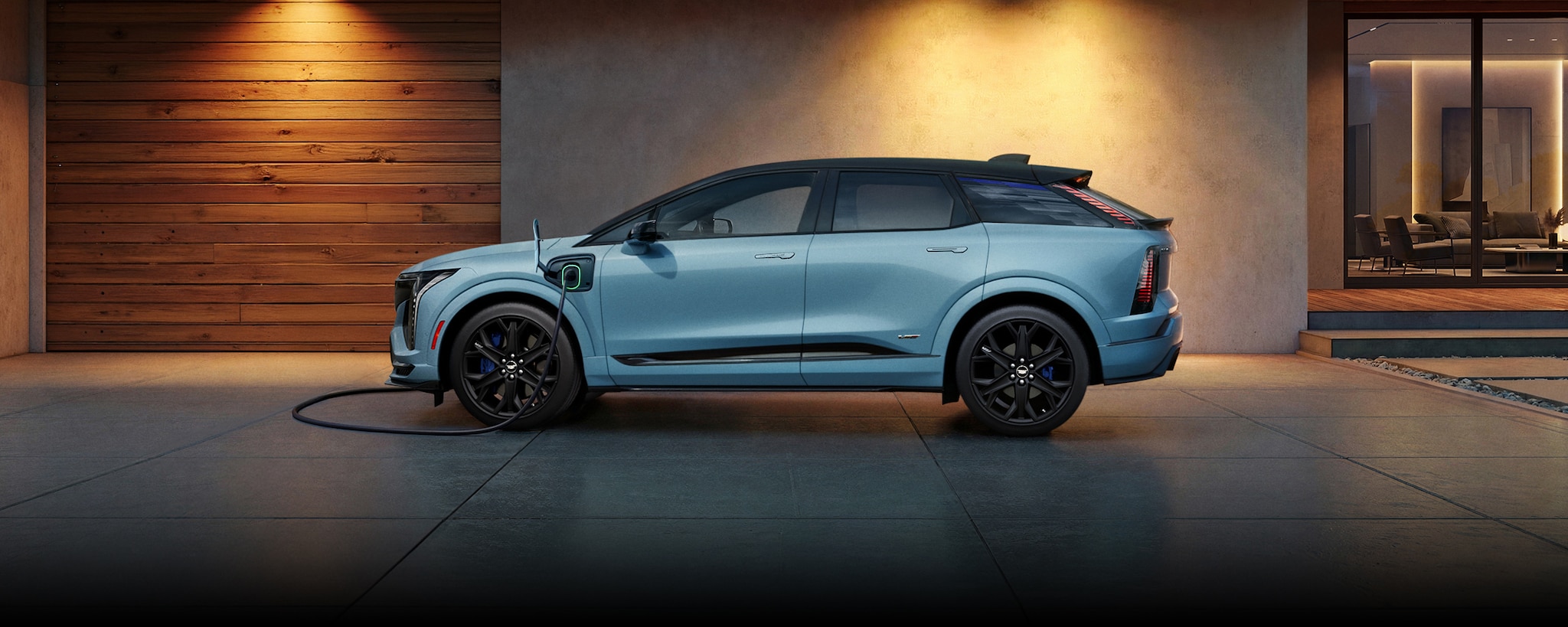 Cotiza en línea tu Cadillac OPTIQ-V SUV eléctrica de alto rendimiento