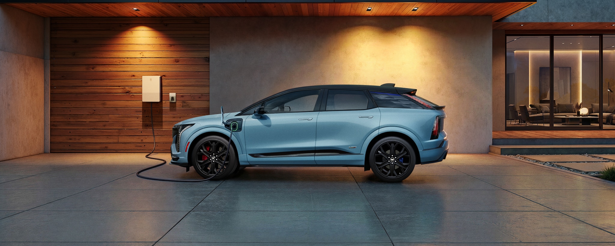 Cotiza en línea tu Cadillac OPTIQ-V SUV eléctrica de alto rendimiento