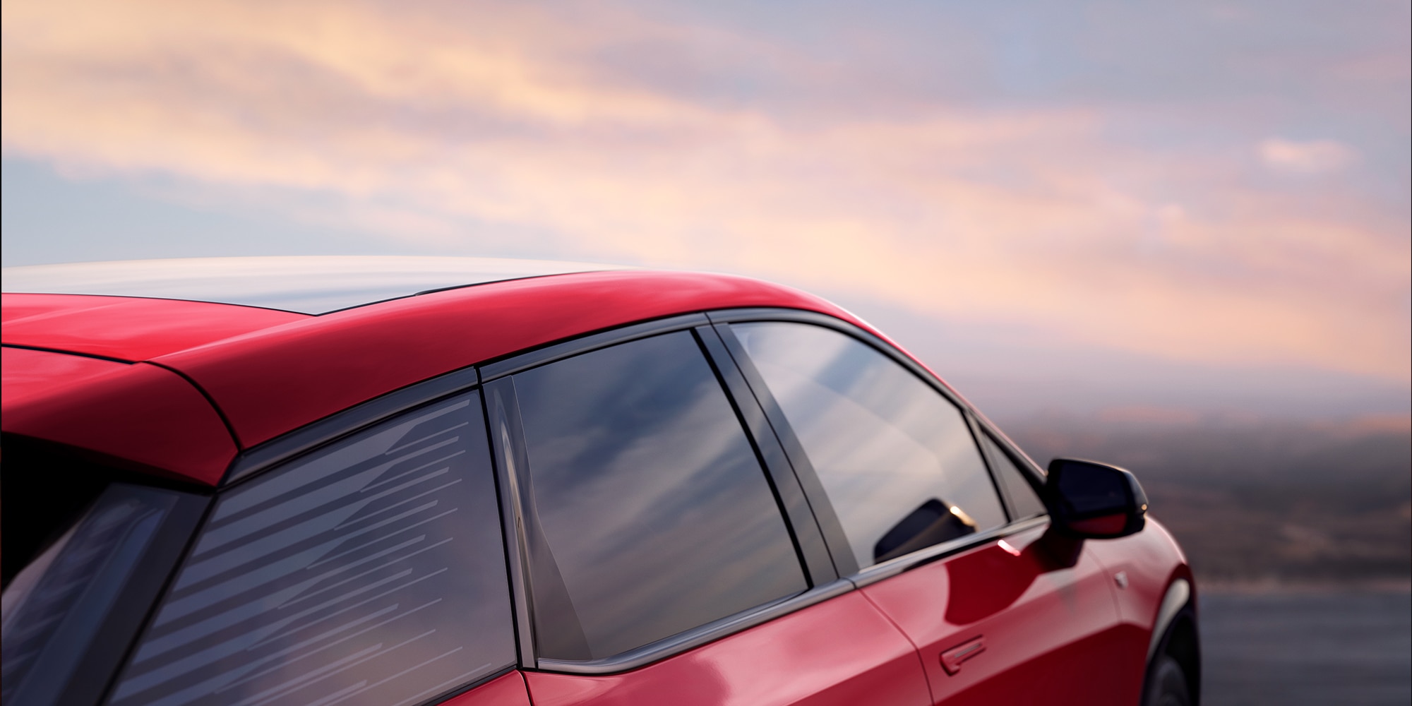 Cadillac OPTIQ 2026  con techo panorámico de vidrio con sombra eléctrica