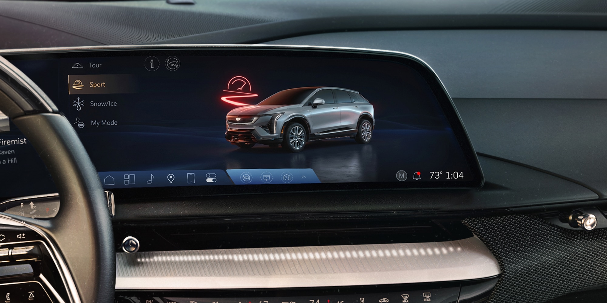 Conoce los modos de manejo del modelo, Cadillac OPTIQ 2026