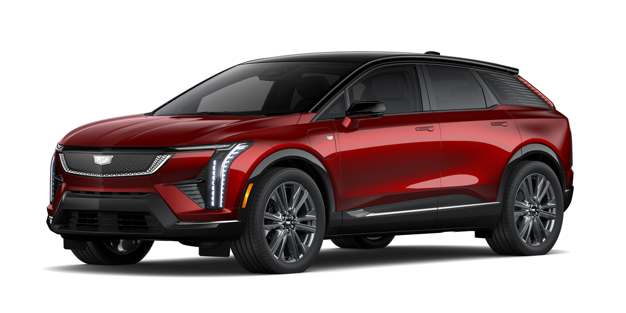 Cadillac OPTIQ 2027 en color exterior Radiant Red