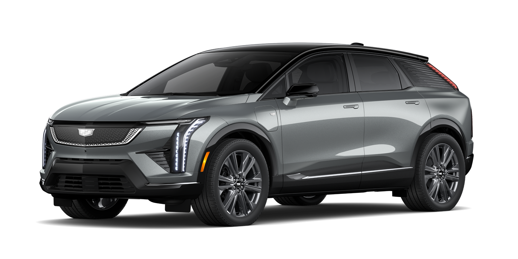 Cadillac OPTIQ 2027 en color exterior Sharkskin Metallic
