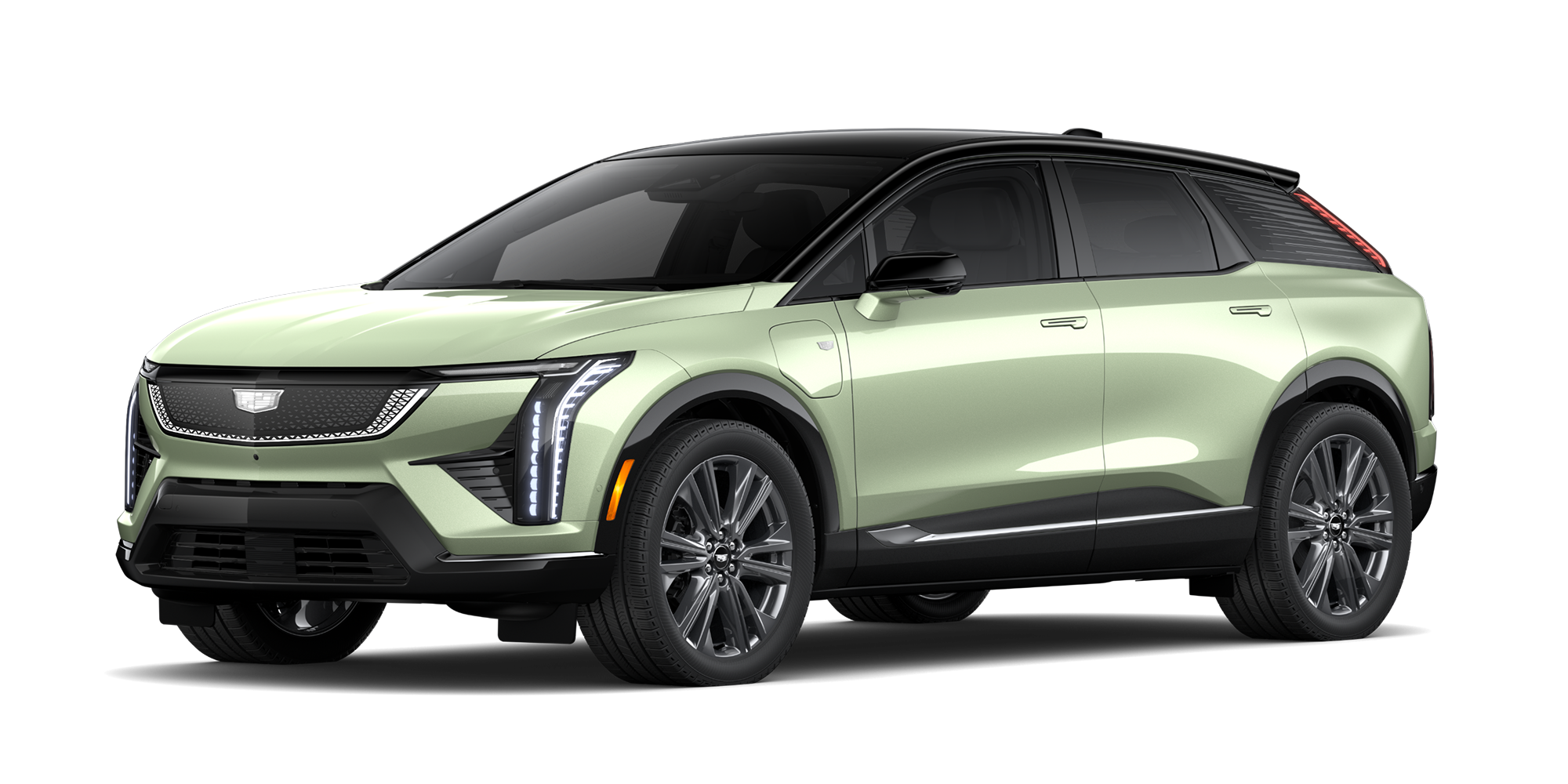 Cadillac OPTIQ 2027 en color exterior Citron Tricoat