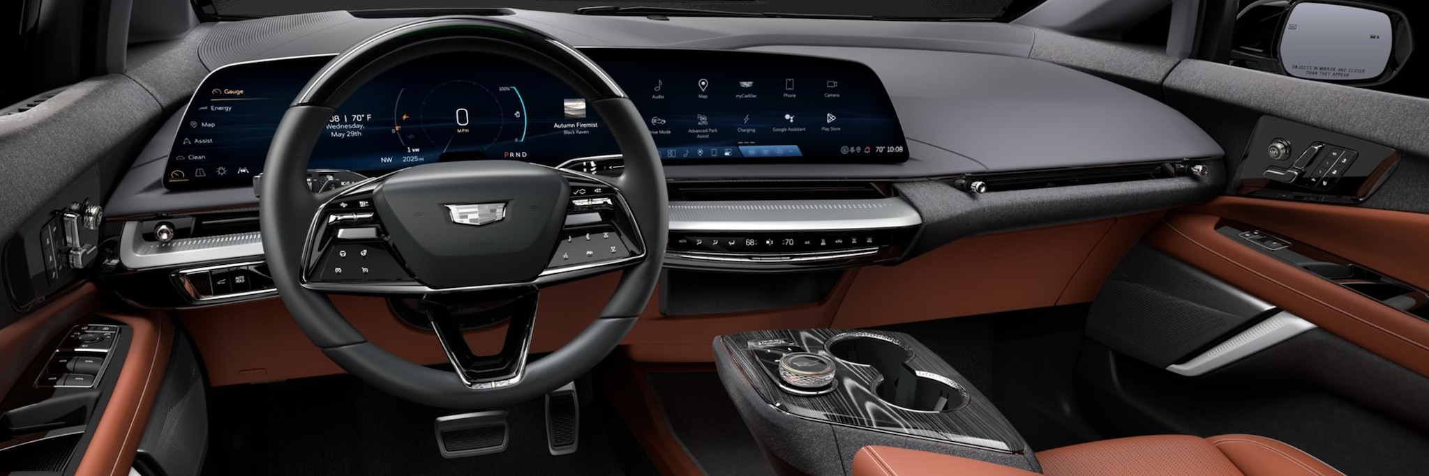 Consola central de Cadillac OPTIQ 2027